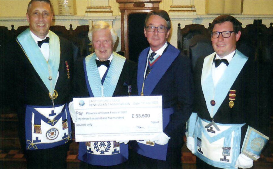 Presentation to the Provincial Grand Master